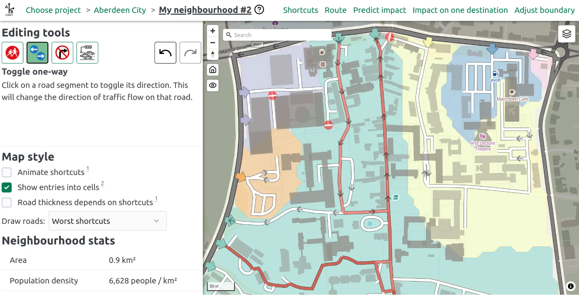 User guide for the Connected Neighbourhood Tool